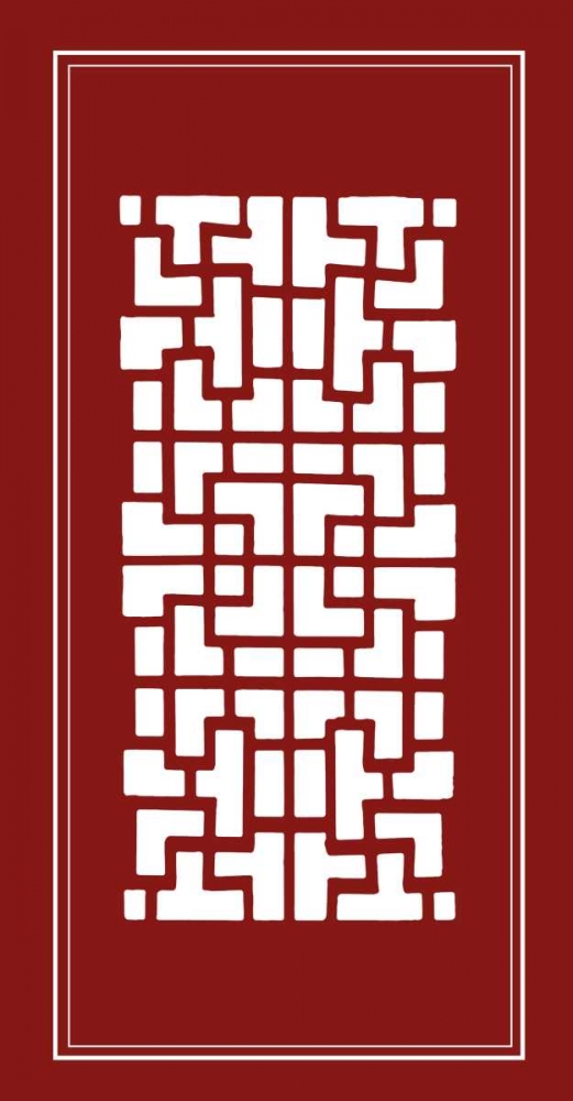 Shoji Screen in Cinnabar III