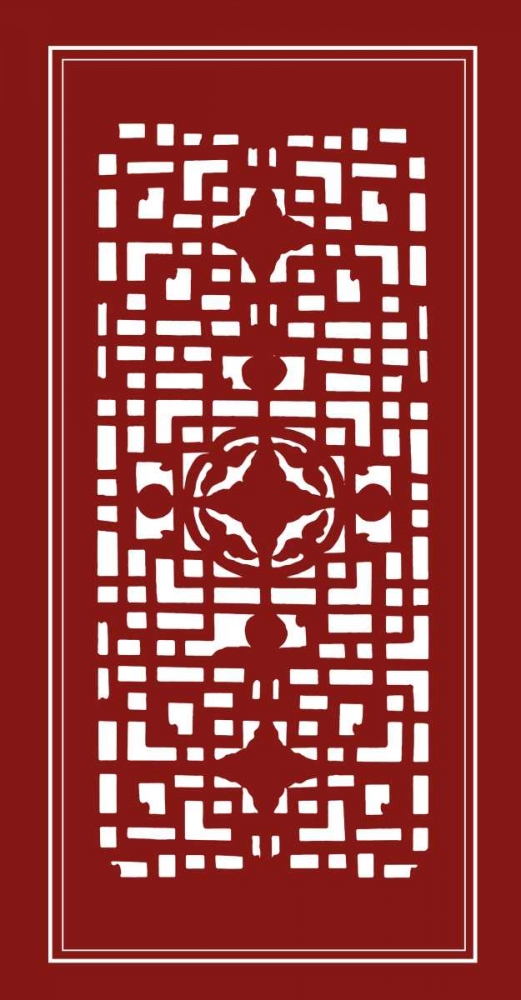 Shoji Screen in Cinnabar IV