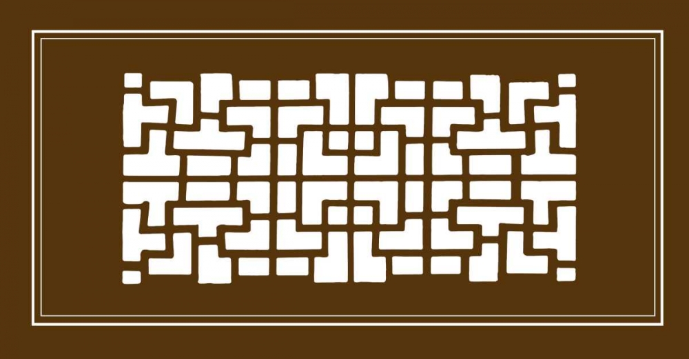 Shoji Screen in Brown III