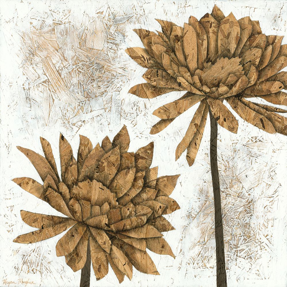 Whitewashed Dahlias II