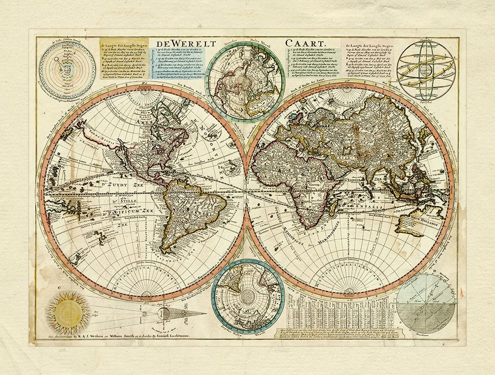 Dewerelt Caart Map
