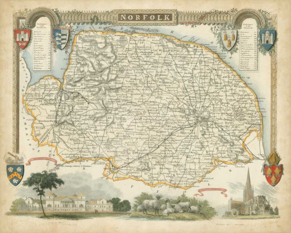 Map of Norfolk