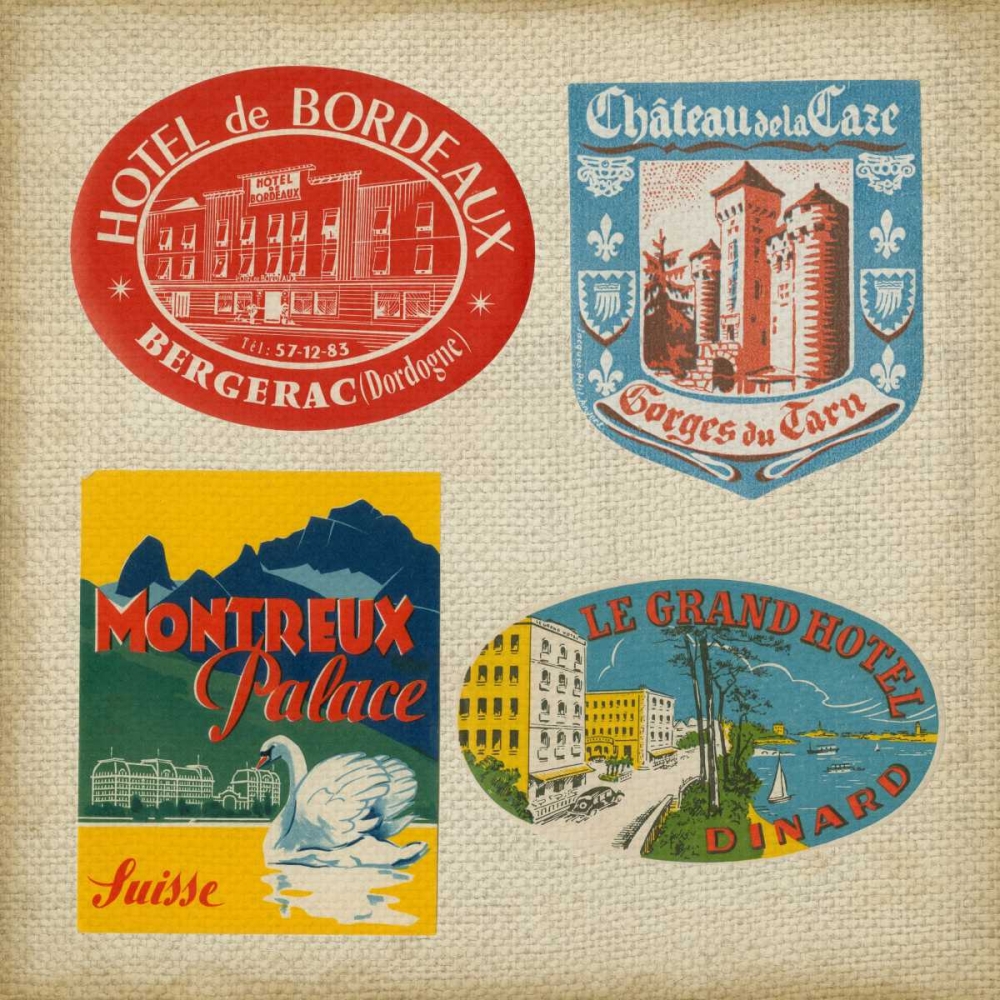 Vintage Travel Collage I