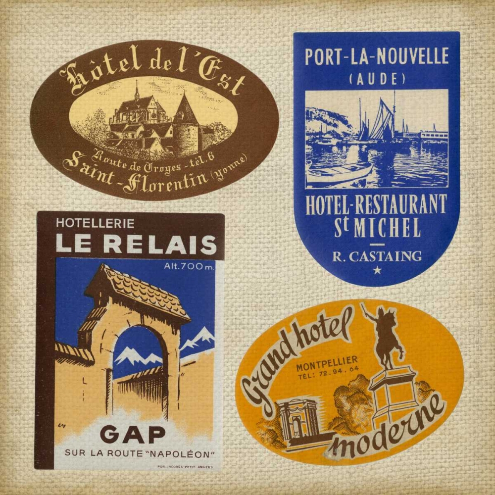 Vintage Travel Collage II