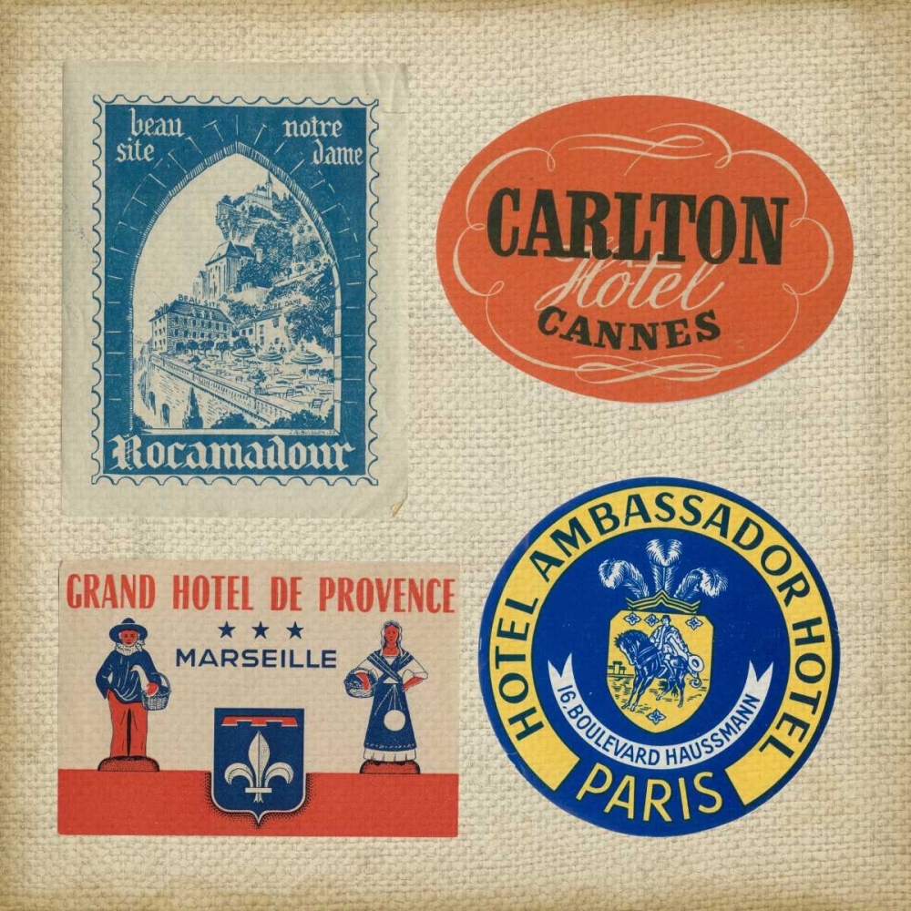 Vintage Travel Collage IV