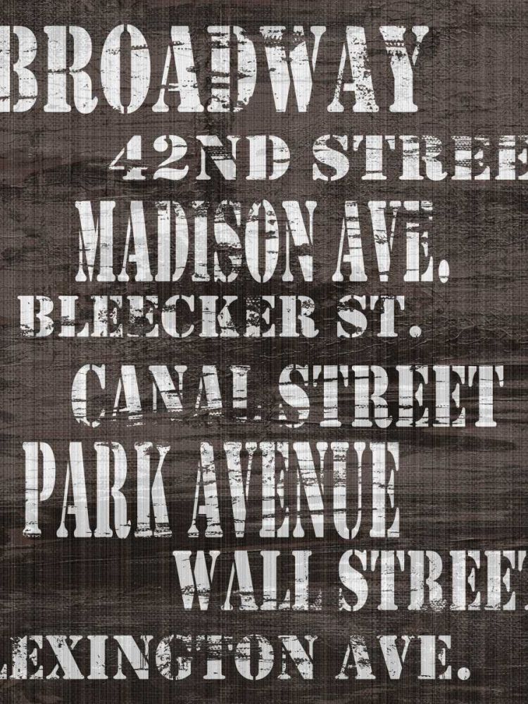 Streets of New York I