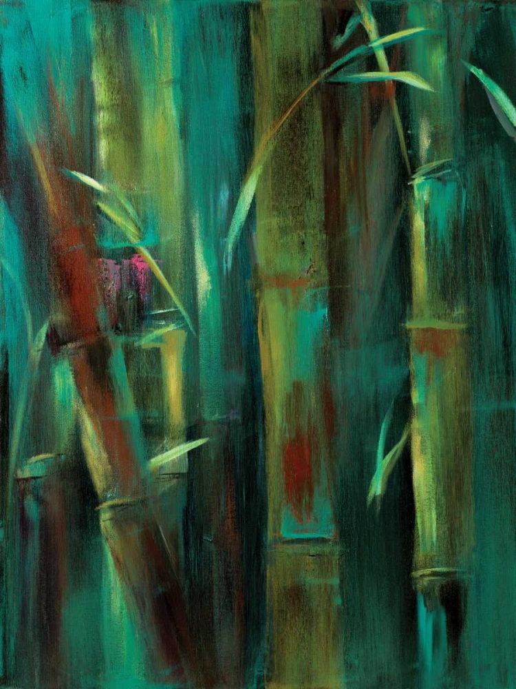 Turquoise Bamboo I
