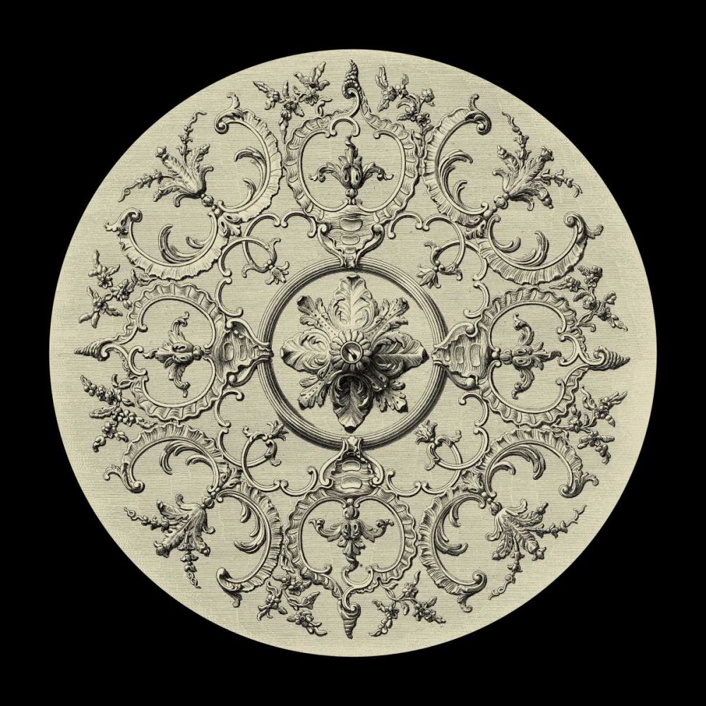 Black and Tan Medallion II