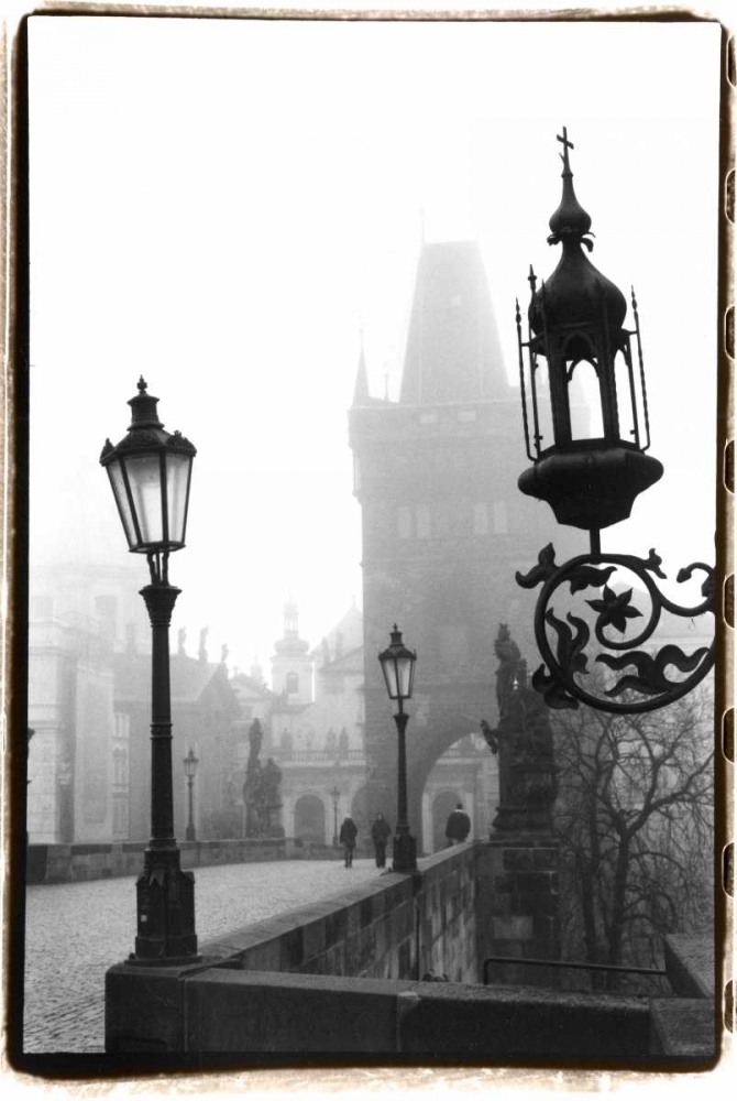 Charles Bridge in Morning Fog I