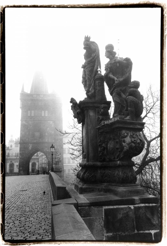 Charles Bridge in Morning Fog II