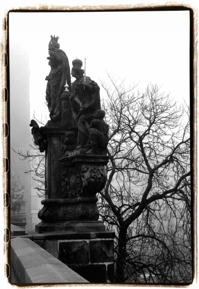 Charles Bridge in Morning Fog IV