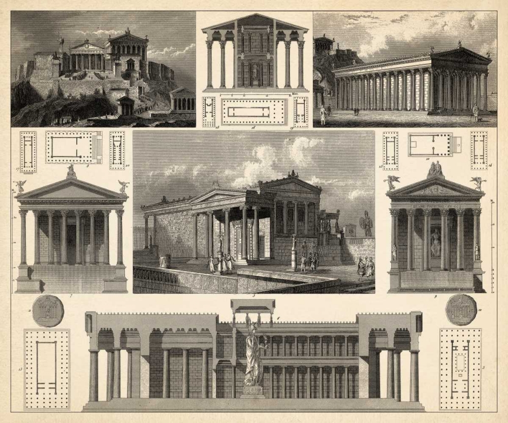 Antique City Plan I
