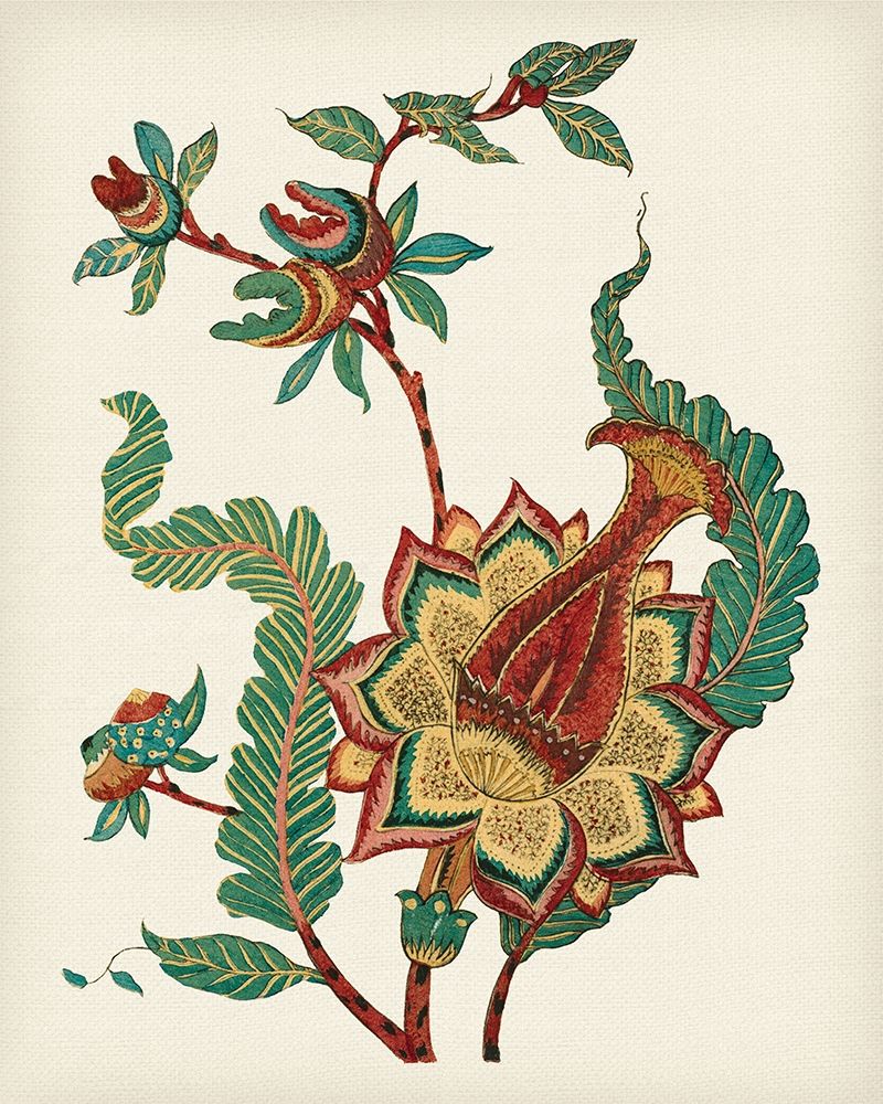 Jacobean Floral I
