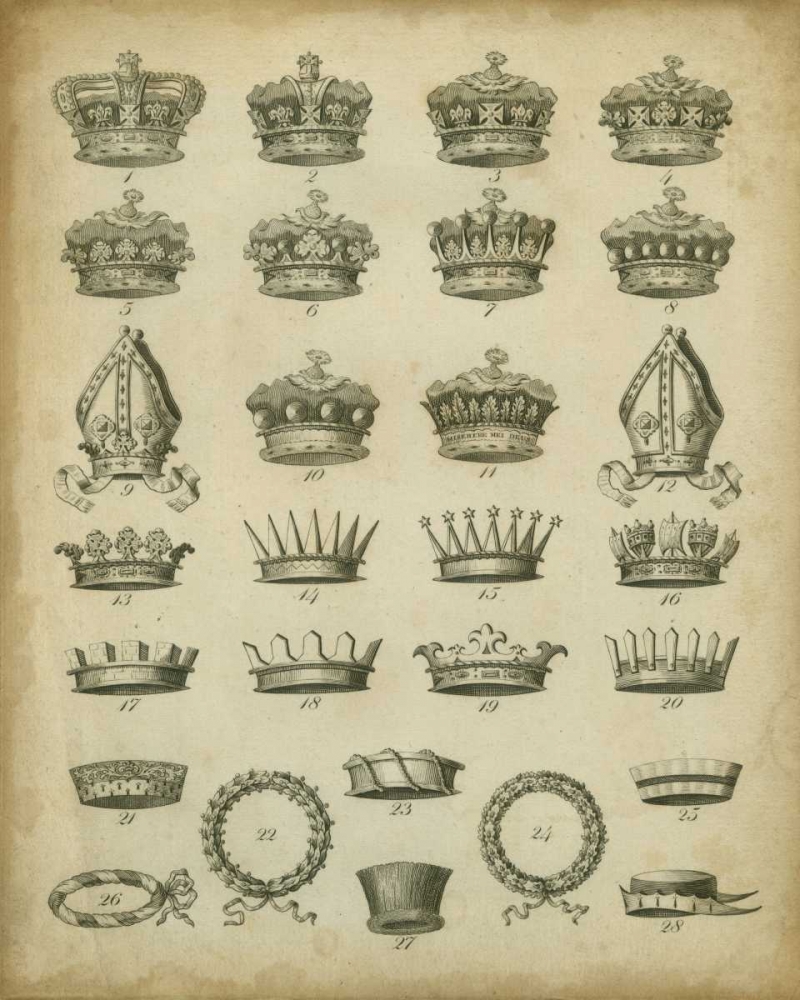 Heraldic Crowns and Coronets IV