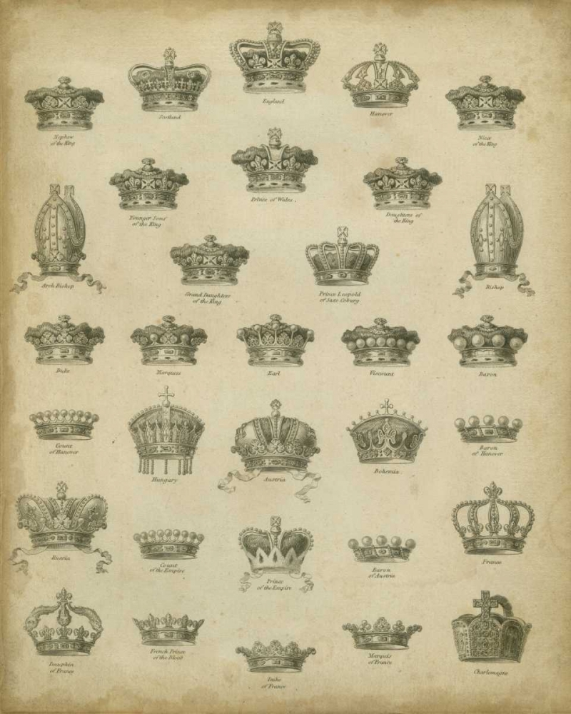 Heraldic Crowns and Coronets V