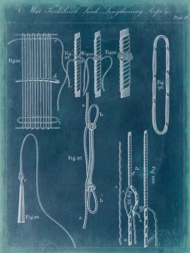 Nautical Detail Blueprint III