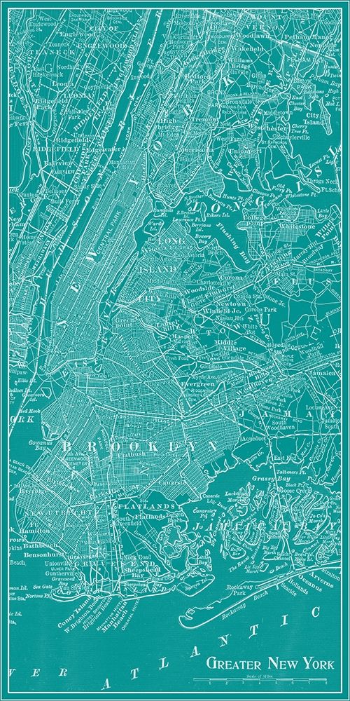 Graphic Map of New York