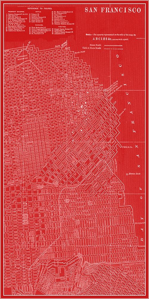 Graphic Map of San Francisco