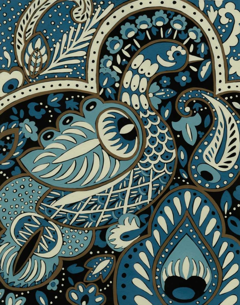 Indigo Peacock I