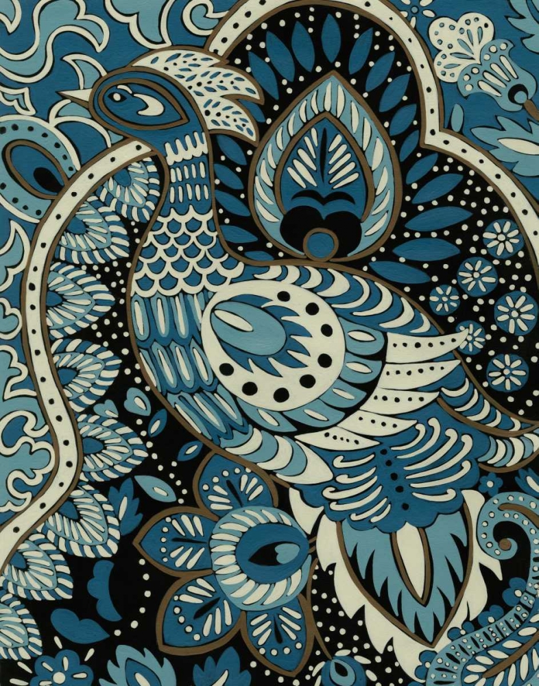 Indigo Peacock II
