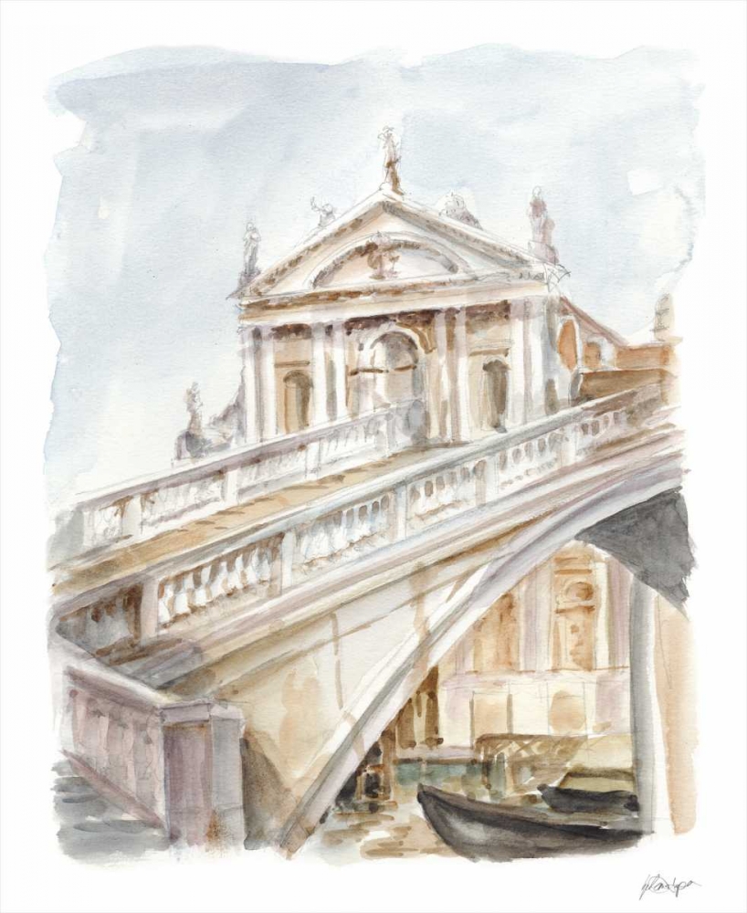 Architectural Watercolor Study I