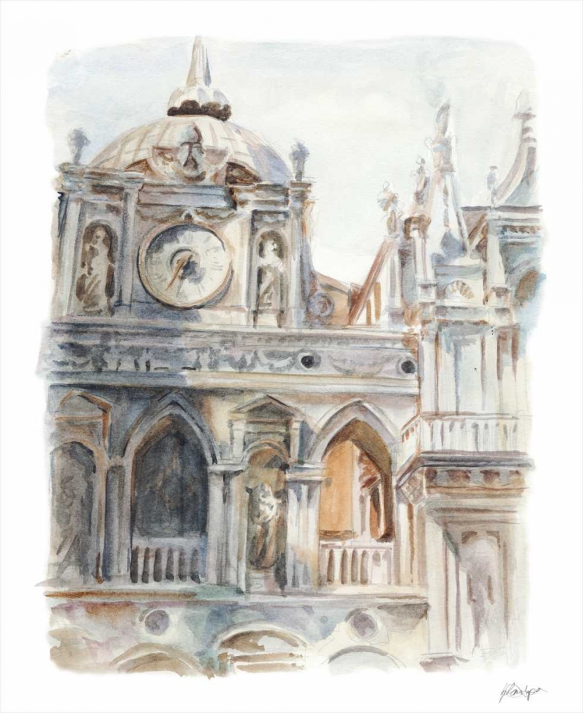 Architectural Watercolor Study II