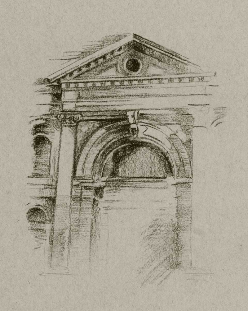 Charcoal Architectural Study II