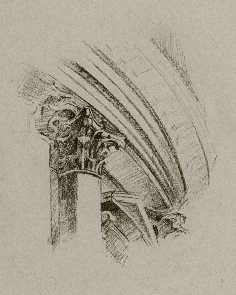 Charcoal Architectural Study III