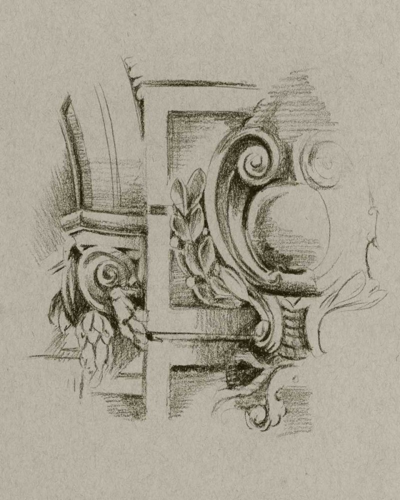 Charcoal Architectural Study IV