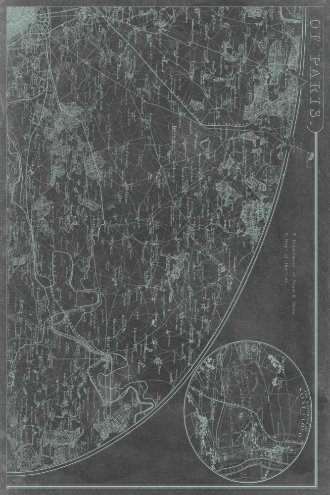 Map of Paris Grid II