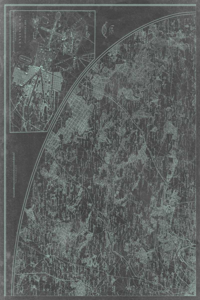 Map of Paris Grid III