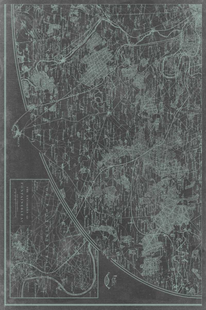 Map of Paris Grid IV