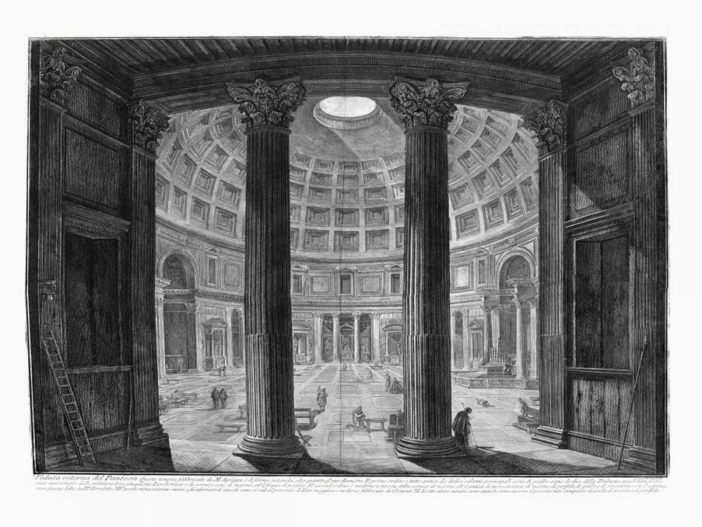 Veduta interna del Pantheon