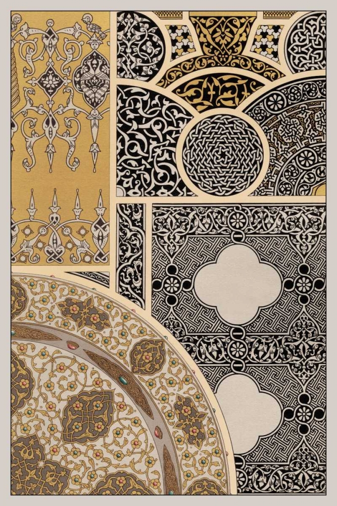 Ornament in Gold and Silver III