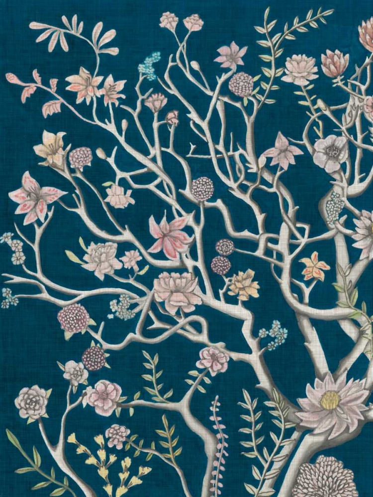 Indigo Night Chinoiserie I