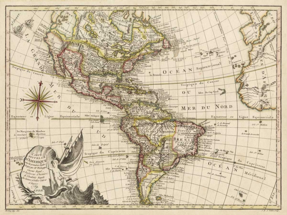 A New Map of America - 1769