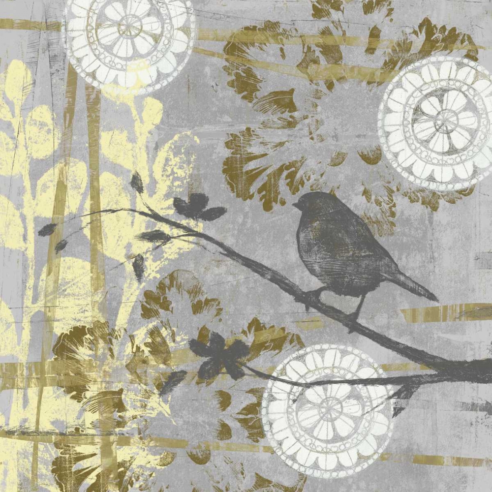 Serene Bird and Branch I
