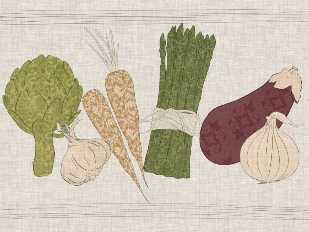 Contour Fruits and Veggies II