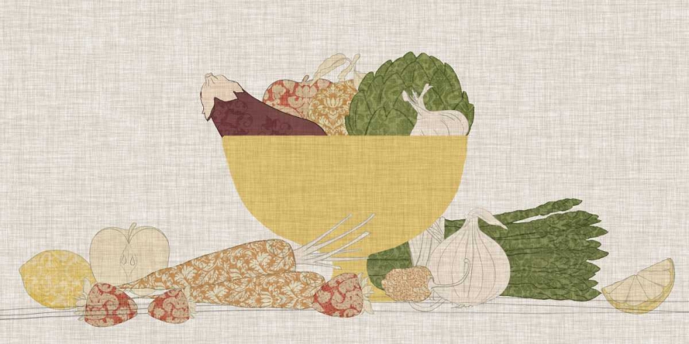 Contour Fruits and Veggies III