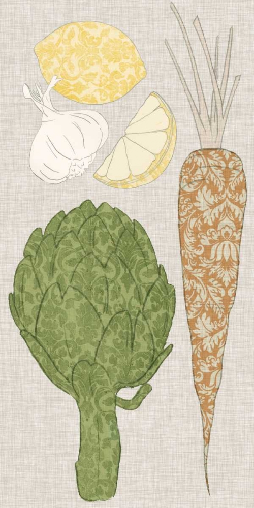 Contour Fruits and Veggies VI