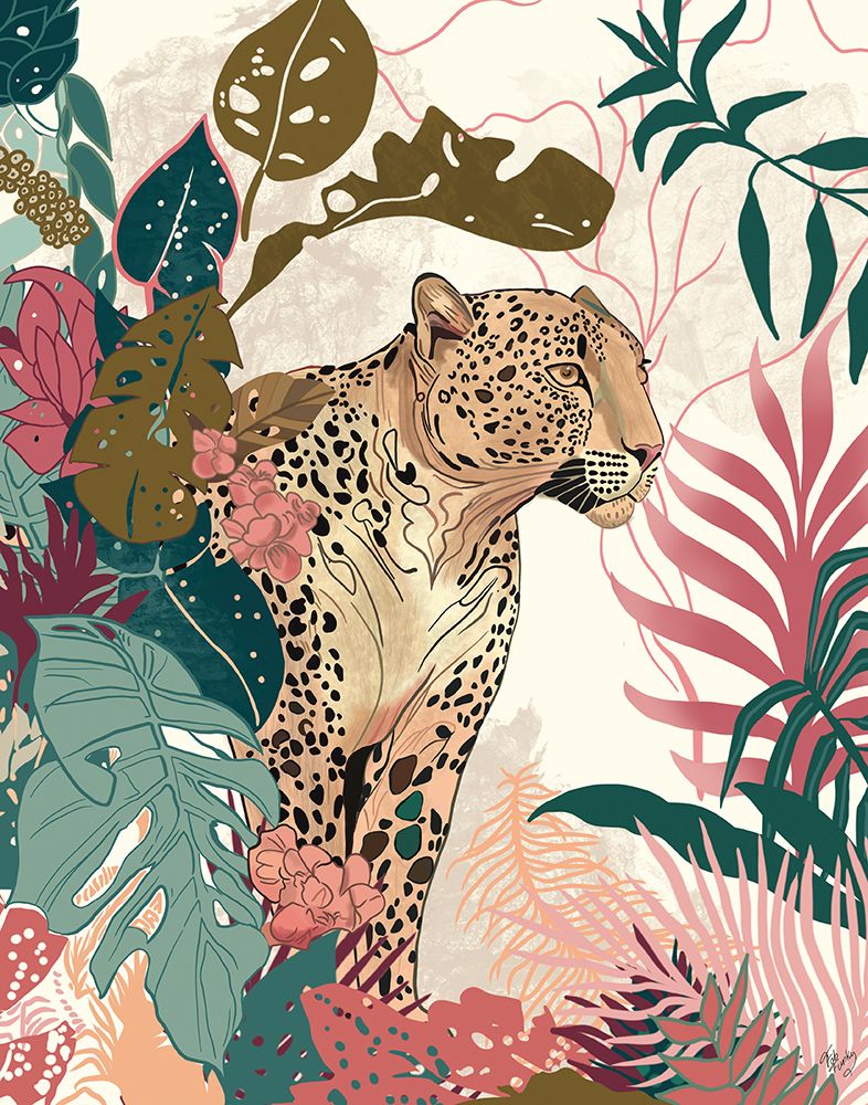 Bright Tropics Leopard