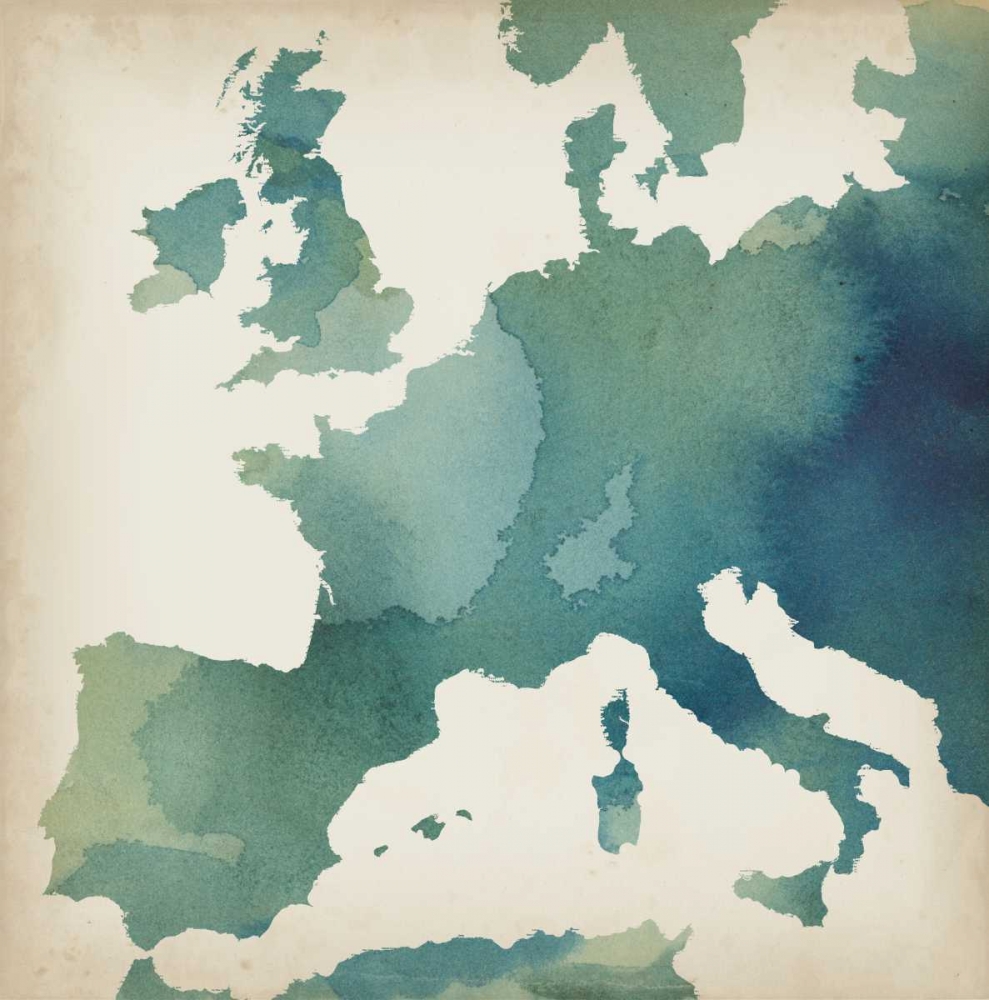 Watercolor Map Collection G