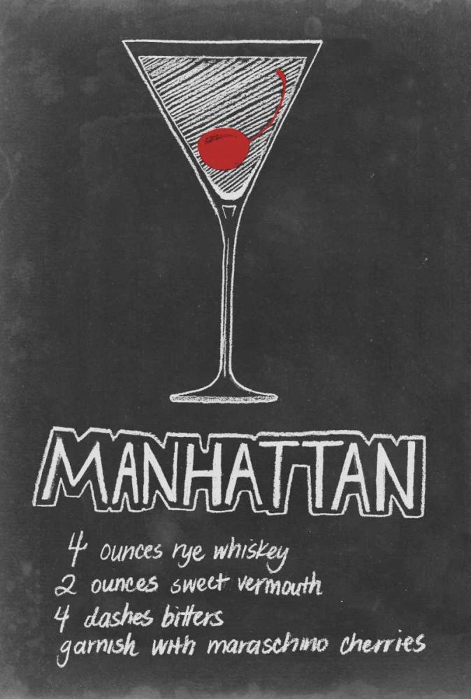 Chalkboard Cocktails Collection D