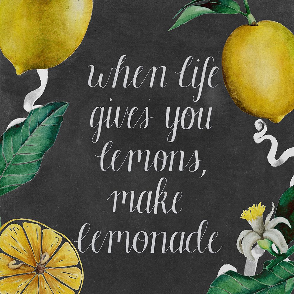 Chalkboard Citrus Collection F