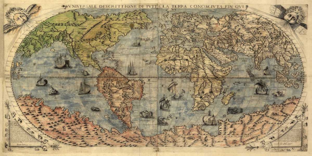 Universale descrittione di tutta la terra 1565