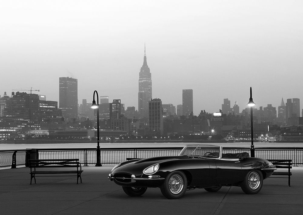 Vintage Spyder in NYC - BW