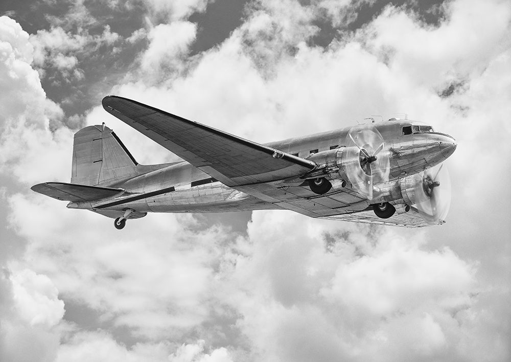 DC-3 in flight