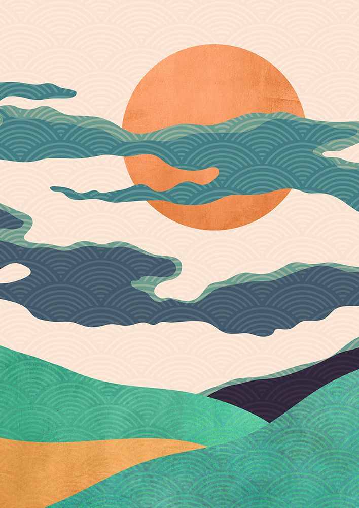 Of Clouds and Land (detail)
