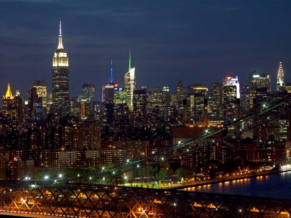 Midtown Manhattan at night