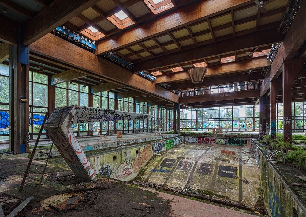 Abandoned Resort Pool, Upstate NY